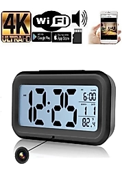 Gece Görüşlü Masa Saati Kamera İP