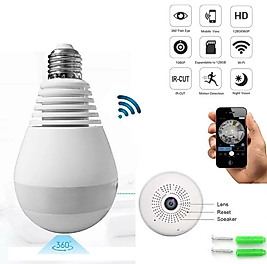 Panoramik 360° Wifi Ampül Kamera